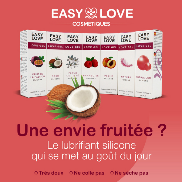 Gel de massage en silicone Easy Love - Fleur de Tiaré 50mL