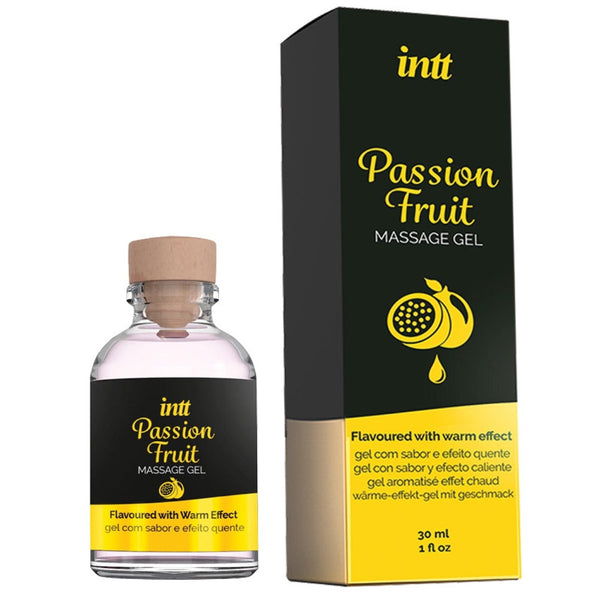 Gel de Massage Comestible Chauffant Fruit de la Passion - Intt 30ml